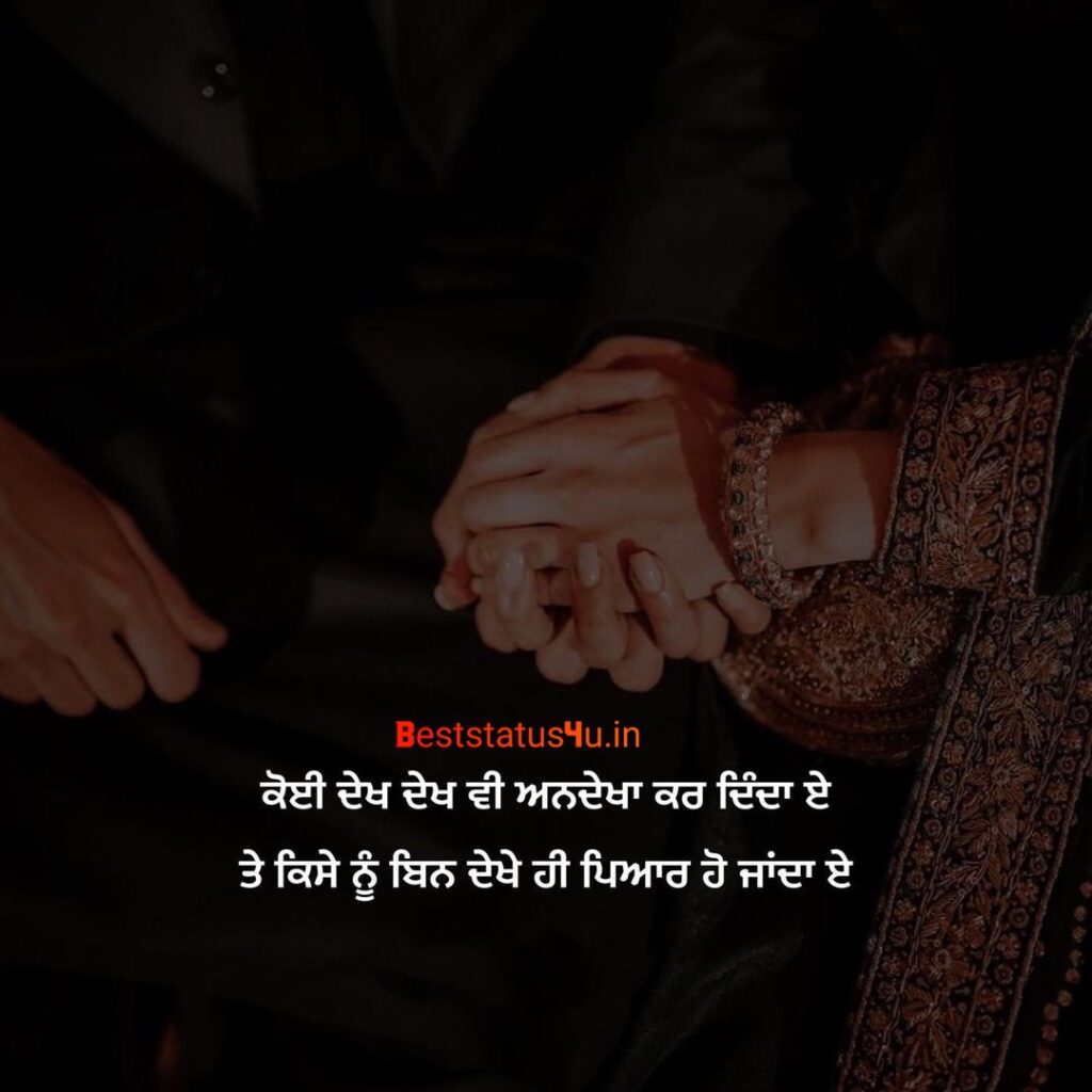 love punjabi hand in hand status