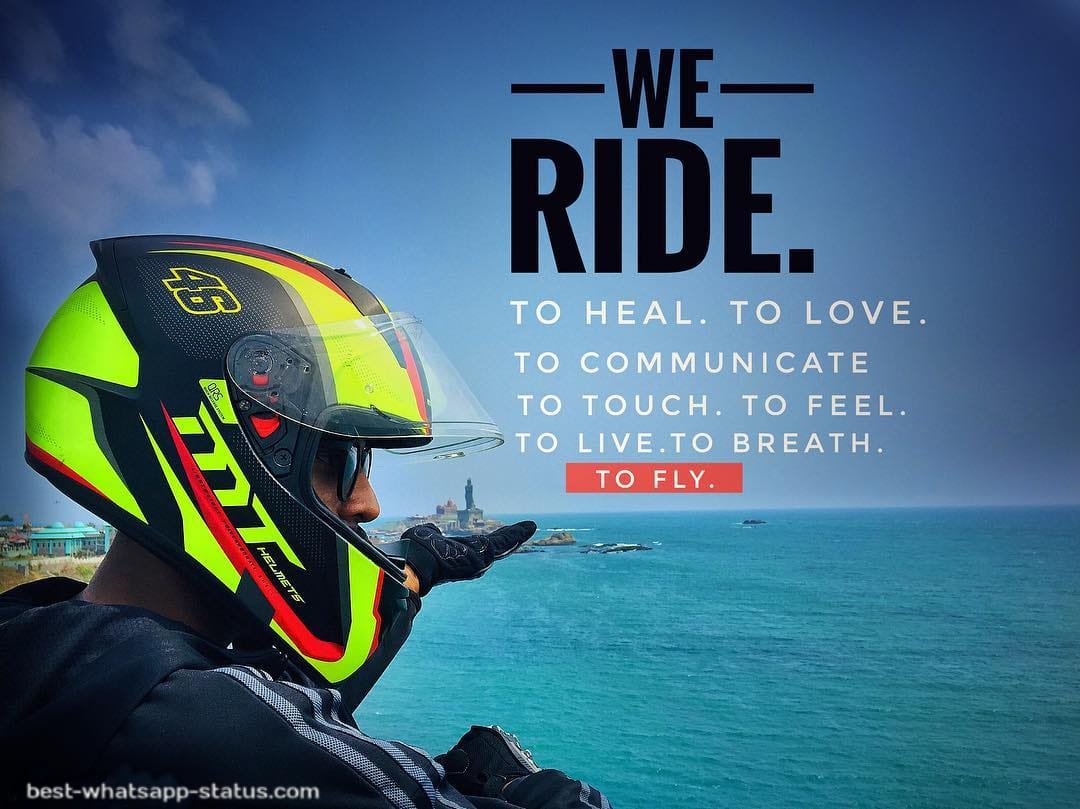 100+ Best Quotes for Bike Lovers | (Cool) Whatsapp status for Bikes