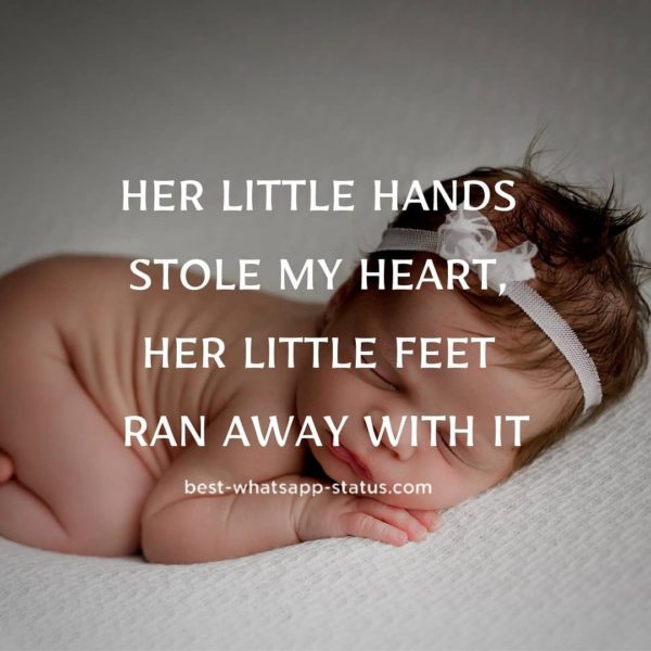 Cute Baby Quotes [Adorable Baby Status] Lines & Captions