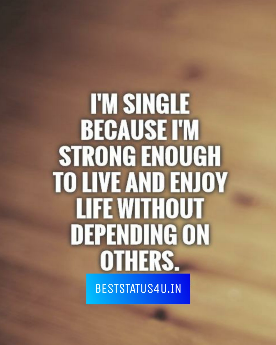 Being single is my attitude status for whatsapp