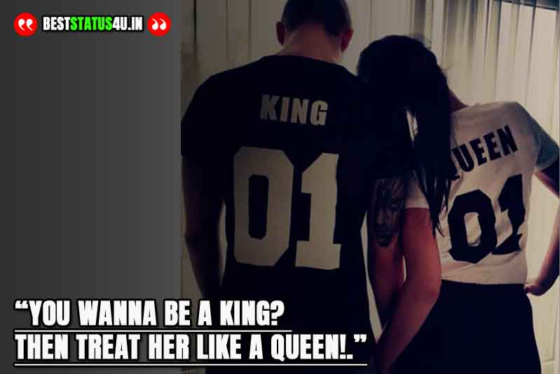 best quotes on king queen