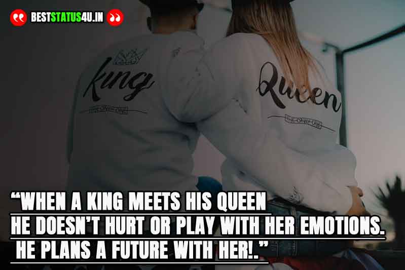 Awesome proud to be king and queen status