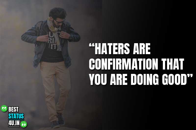 best status for haters
