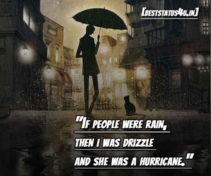 lovely quotes on rainy weathers