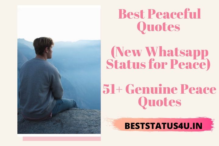 Banner for peace quotes