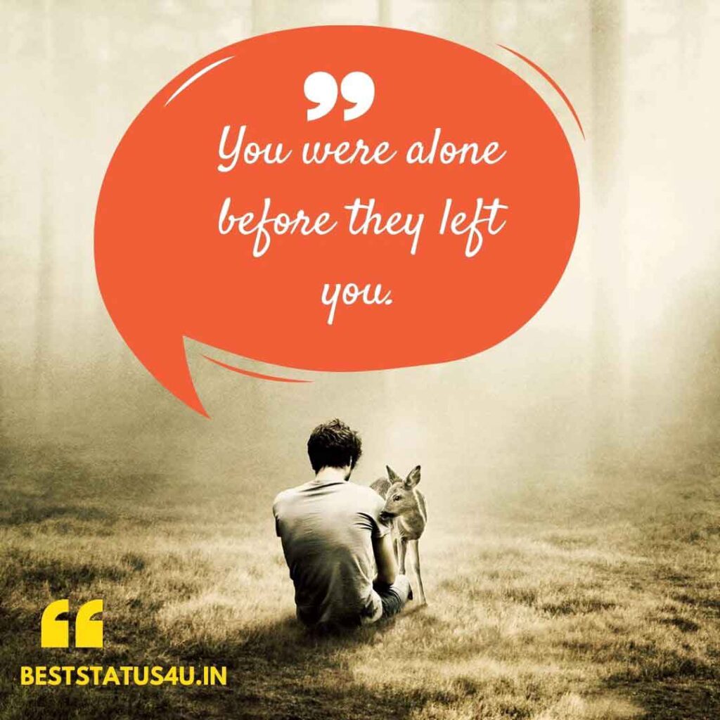 ur alone images quotes saying