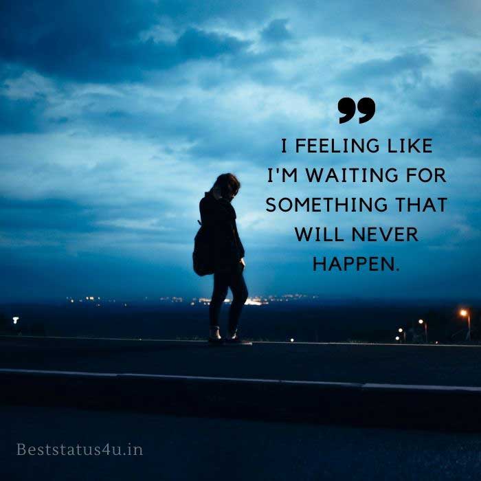 waiting for someone sad quote
