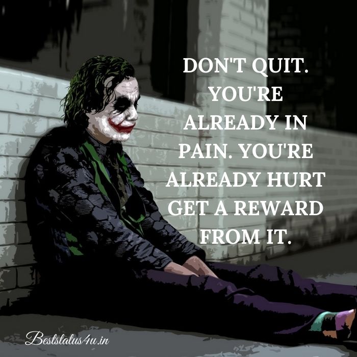 Best Deep Joker Quotes Joker Attitude Status Joker Sad Status